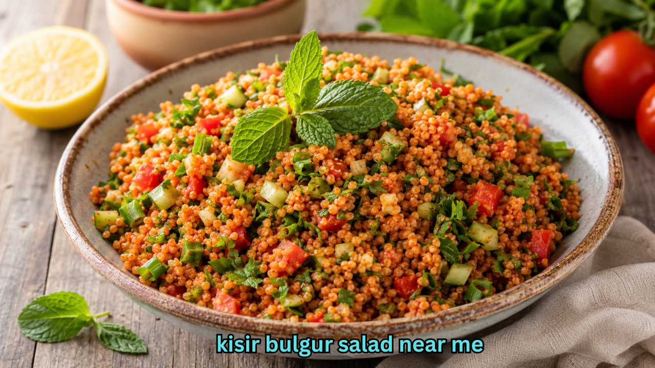 Kisir Bulgur Salad Near Me: Where to Find Authentic Turkish Bulgur Salad and What to Expect
